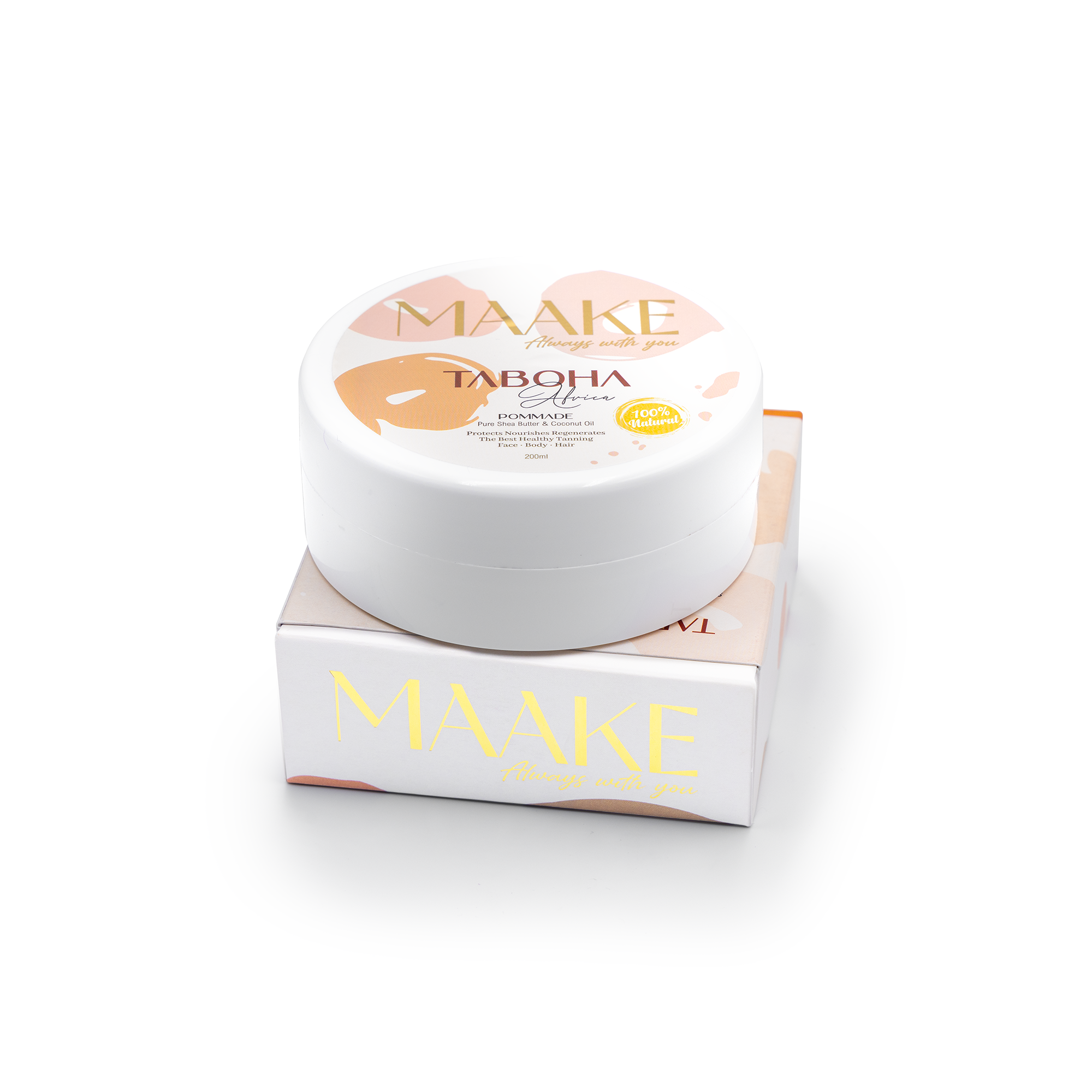 TABOHA Africa Pure Shea Butter & Coconut Oil Pomade