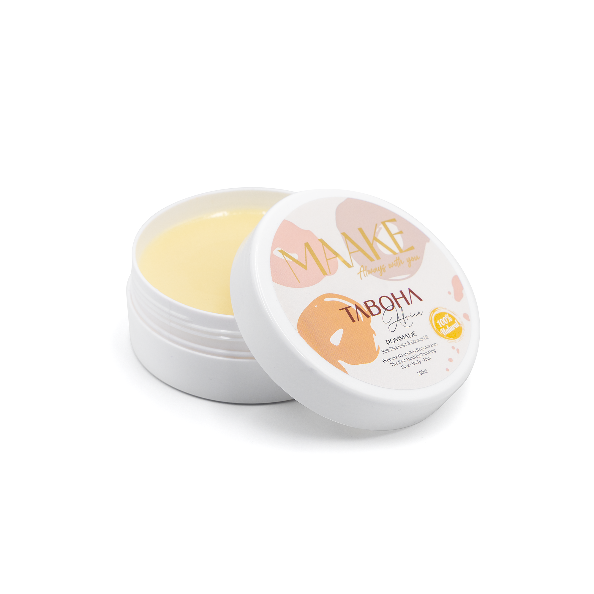 TABOHA Africa Pure Shea Butter & Coconut Oil Pomade