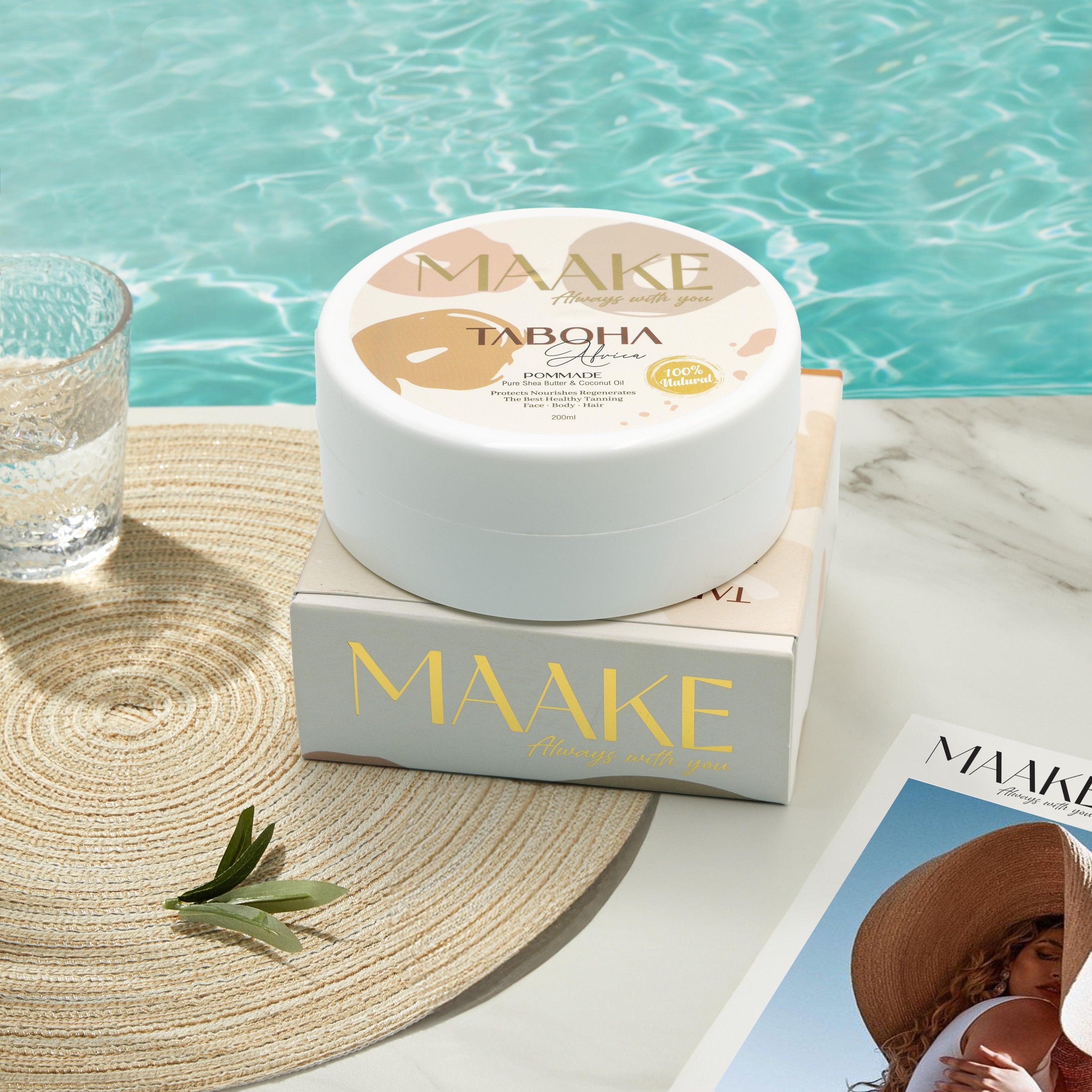 TABOHA Africa Pure Shea Butter & Coconut Oil Pomade